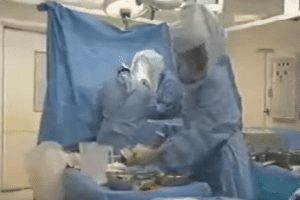 First depuy asr hip implant trial