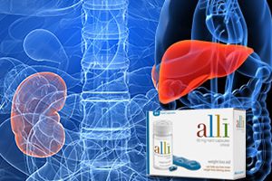 liver kidney damage alli orlistat
