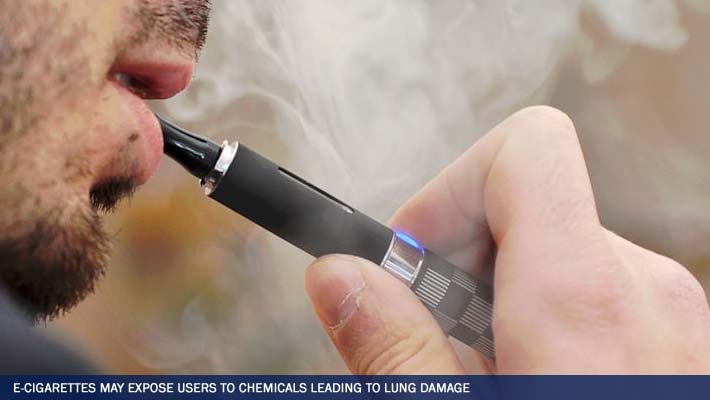 E-cigarette users may be exposed to dangerous chemicals