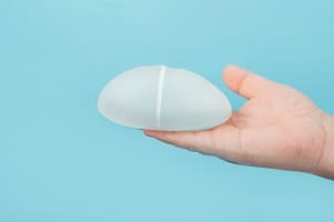 An example of a silicone breast implant, much like the silicone breast implants being investigated by the FDA.