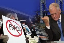 David Letterman Blasts Fracking in TV Rant