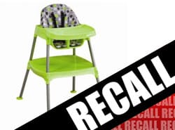 Evenflo Recalls Convertible High Chairs for Fall Hazard