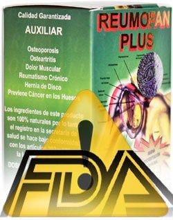FDA Issues Warning For Reumofan Dietary Supplement