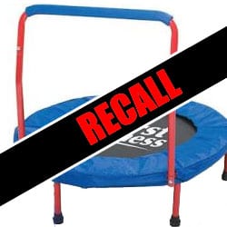 First Fitness Trampolines Sold At Toys R Us Recalled For Fall Hazard