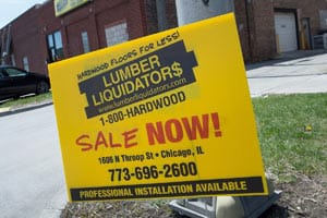 Lumber Liquidators Suspends Sales of Flooring Made in China