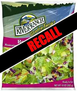 River Ranch Recalls Bagged Salads For Potential Listeria