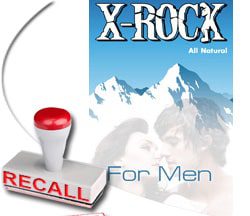 X-Rock, Z-Rock Male Supplement Products Recalled for Undeclared Drug Ingredient