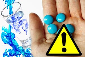 blue food dyes hazard