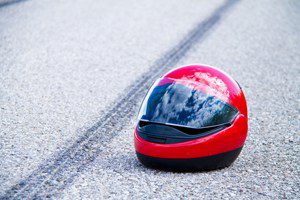 Motorcycle rider strikes and kills pedestrian
