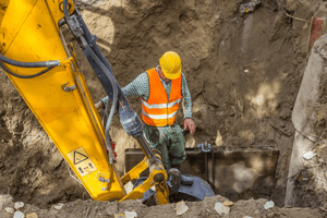 Trench collapse kills construction worker