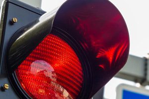 Number of accidents caused by running red lights highest in a decade