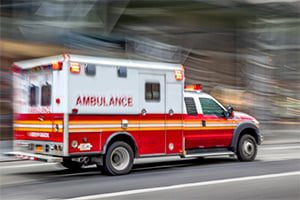 Ambulance accident in plainview, new york