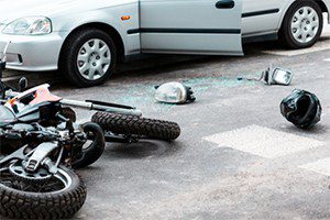 Drunk driver causes accident with motorcycle injuries