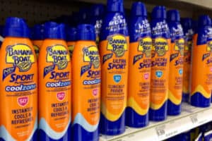 Banana boat sunscreen recall