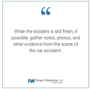 Car Accident Scene