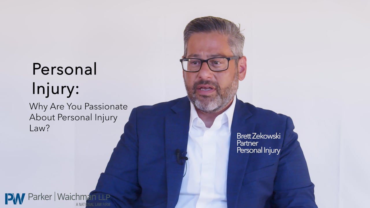Video thumbnail: Attorney Brett Zekowski | Why Are You Passionate About Personal Injury Law?