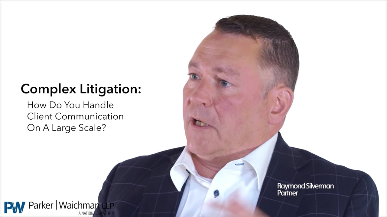 Video thumbnail: Complex Litigation – How Do You Handle Client Communication On Such A Large Scale?