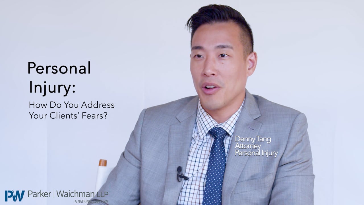 Video thumbnail: Personal Injury – How Do You Address Your Clients’ Fears?